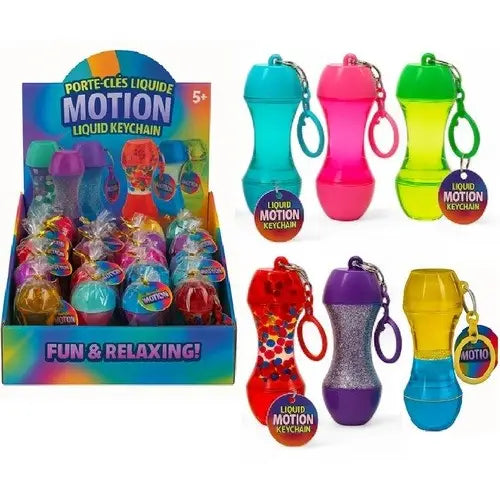 Liquid Sensory Keychain 3.5
