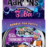 Crazy Aarons Thinking Putty- Brown Sugar Boba