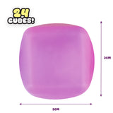 Mini Squeezy Stress Cubes- 24 Pack