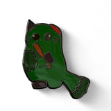 Scary Cat Enamel Pin- Eddie the Zombie