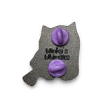 Scary Cat Enamel Pin- Henry the Ghost Kitty