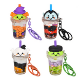 Halloween Liquid Motion Boba Keychain