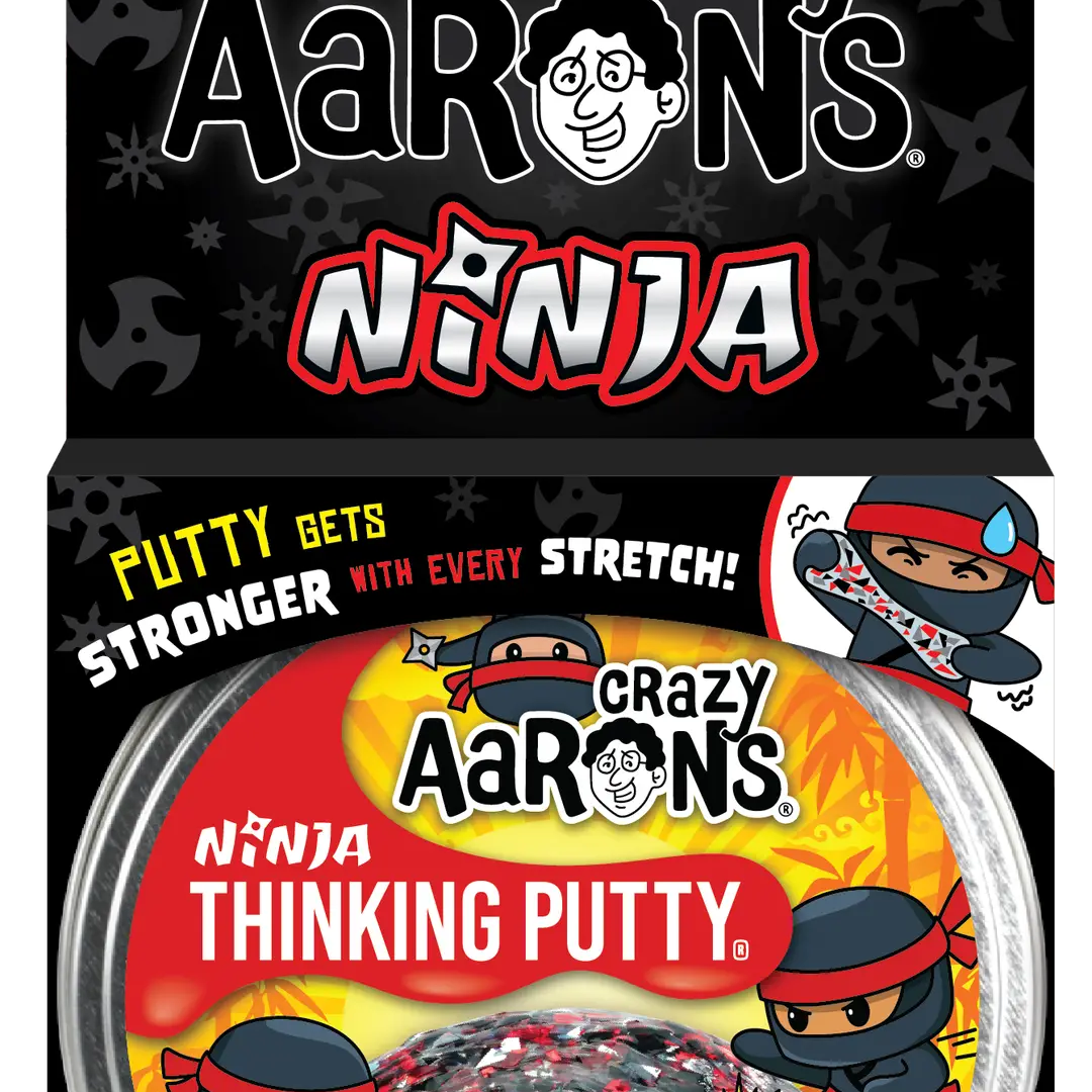 Crazy Aarons Thinking Putty- Ninja